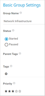 Basic Group Settings Basic Group Settings