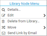 Library Node Menu Library Node Menu