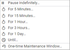 Pause Context Menu Pause Context Menu