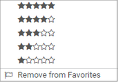Context Menu: Priority/Favorites (Remove) Context Menu: Priority/Favorites (Remove)