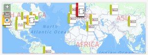 Geographical Map on an Object's Overview Tab Geographical Map on an Object's Overview Tab