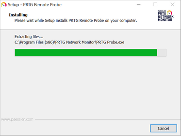 Remote Probe Setup Installing Remote Probe Setup Installing