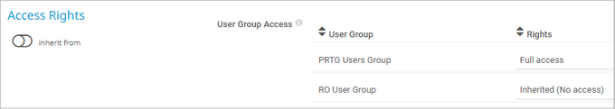 Access Rights Access Rights