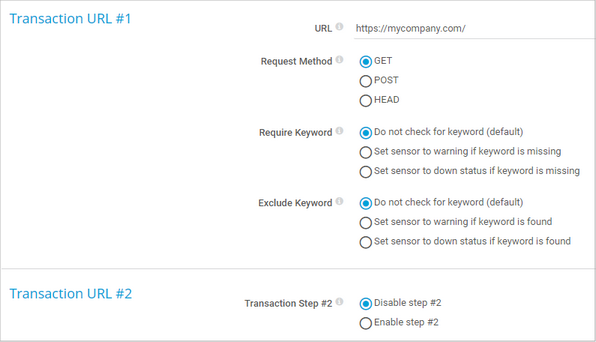 Transaction URL #x