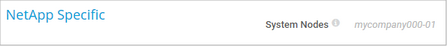 NetApp Specific NetApp Specific