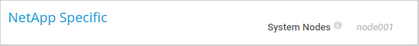 NetApp Specific NetApp Specific