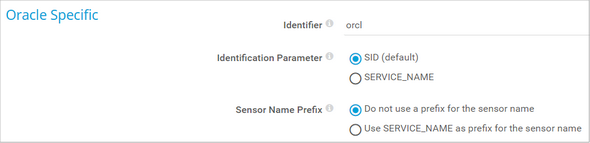 Oracle Specific Oracle Specific
