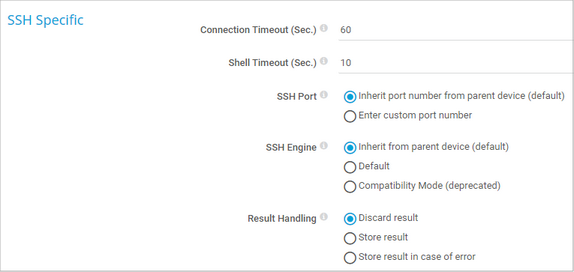 SSH Specific SSH Specific