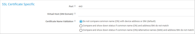 SSL Certificate Specific SSL Certificate Specific
